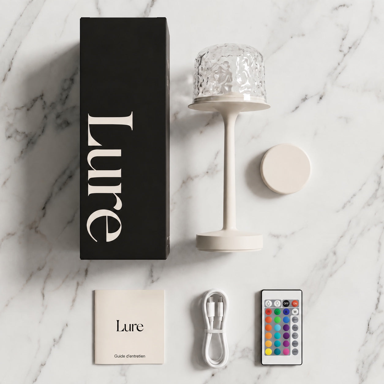 Contenu du coffret Lure Glow